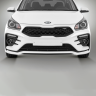 Бампер передний "Kudos Romb" для Kia Rio (2017-2020) купить недорого с доставкой в Судак