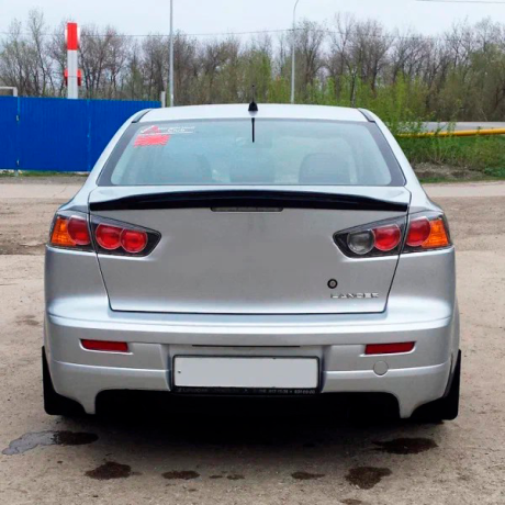 Лип спойлер "Утиный хвост" Mitsubishi Lancer 10 (2007-2016 г.в.) купить недорого с доставкой в Судак